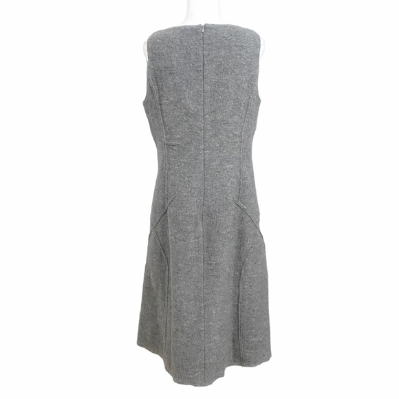 IRIS SETLAKWE GREY 100% WOOL SLEEVELESS MIDI DRESS - 8 - Picture 3 of 8